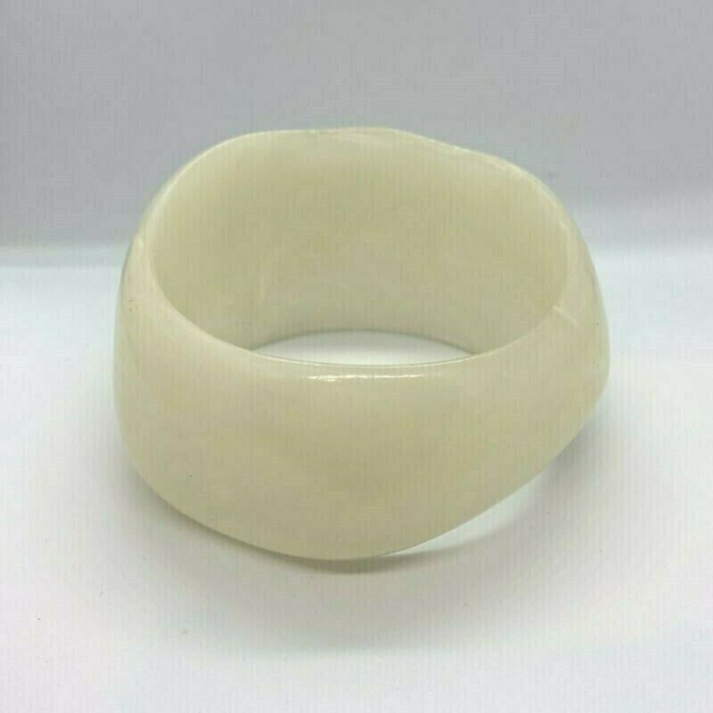 Los Angeles Boutique White Ivory Bangle Bracelet Cuff Summer Boho NEW Fashion